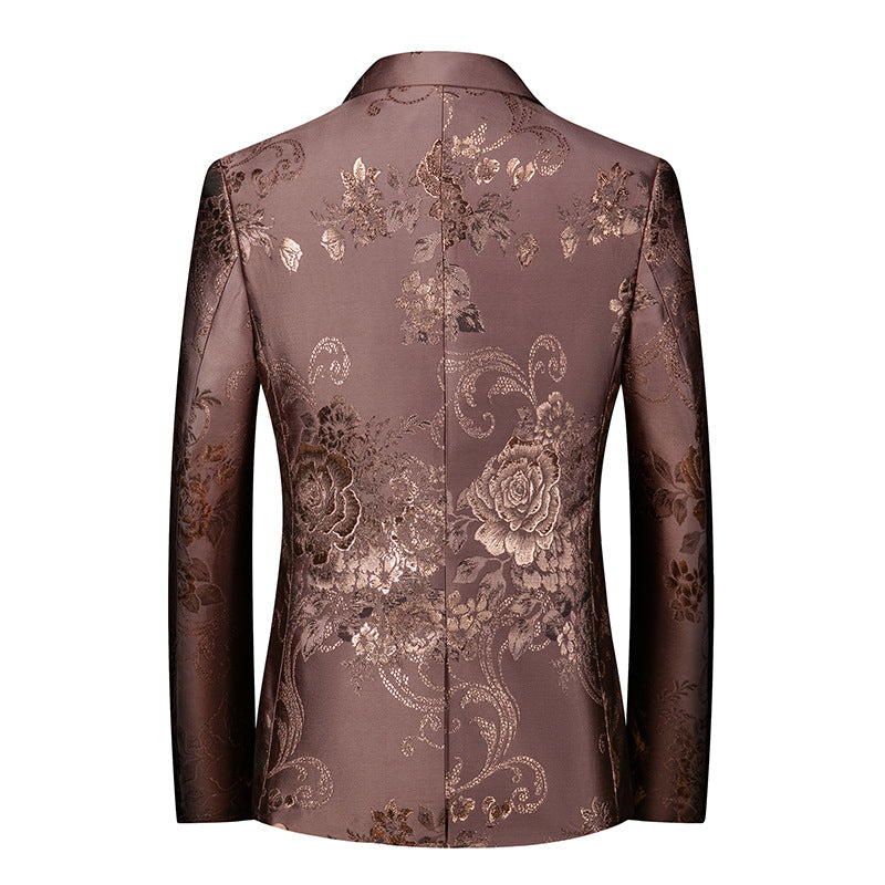 Floral Print Suit Jacket