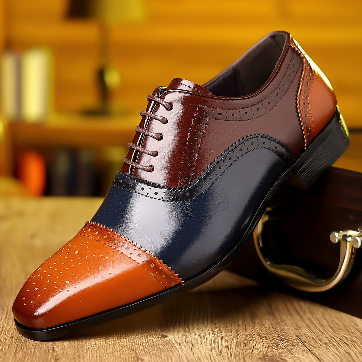 Classic Brogue Leather Shoes