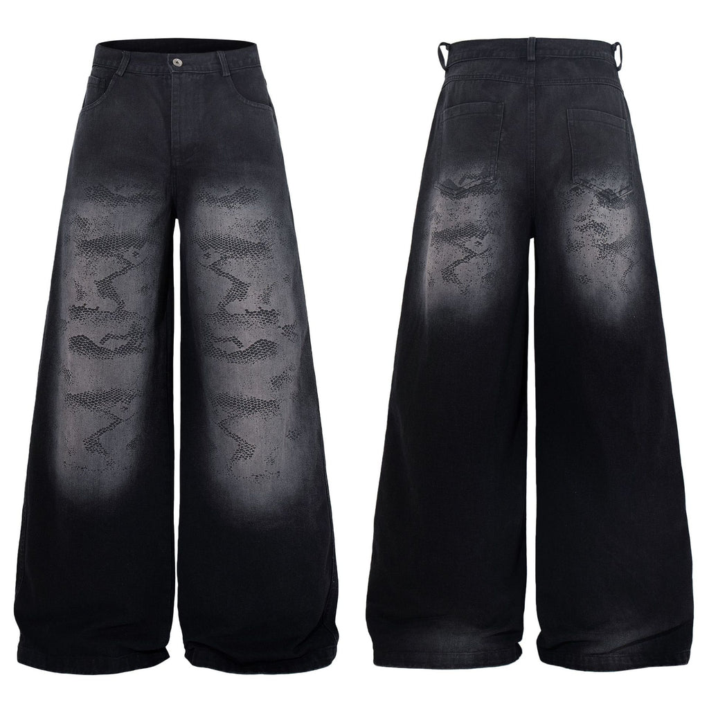 Retro Street Style Denim Jeans