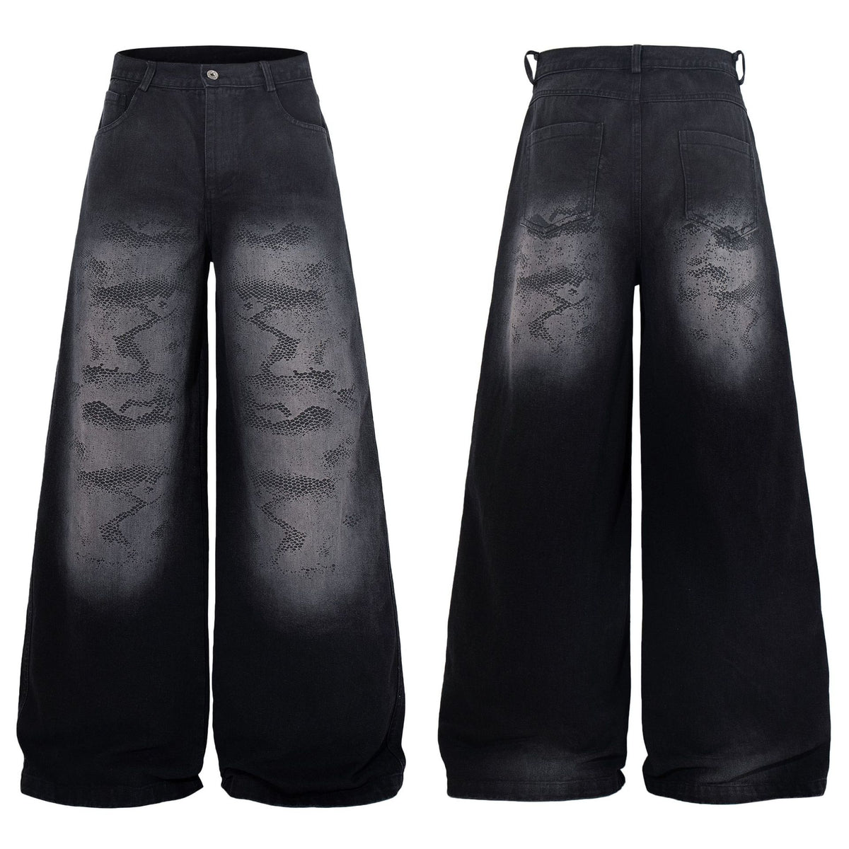 Retro Street Style Denim Jeans