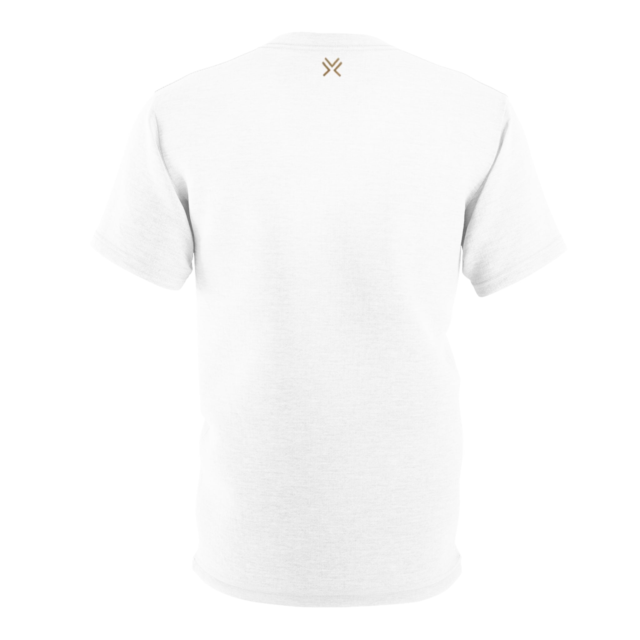 ROUND NECK T-SHIRT, GOLDEN FORTUNE DEER, white