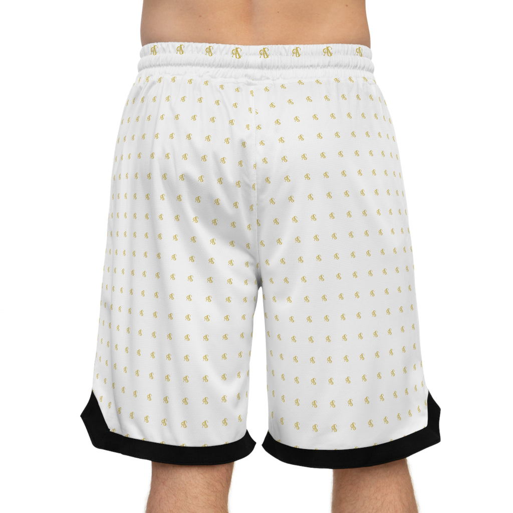 AFRISY GEYAND, Rib Shorts, white