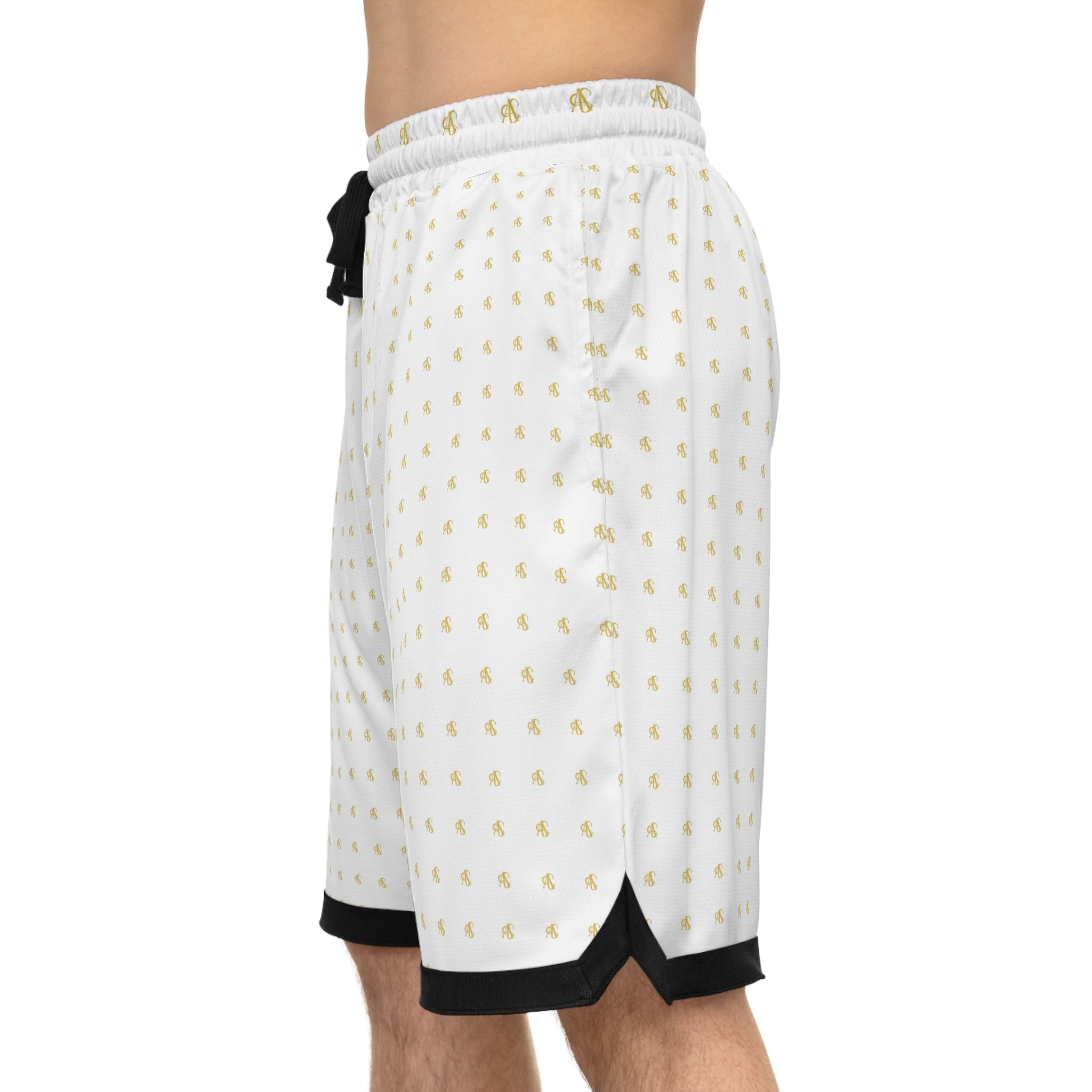 AFRISY GEYAND, Rib Shorts, white