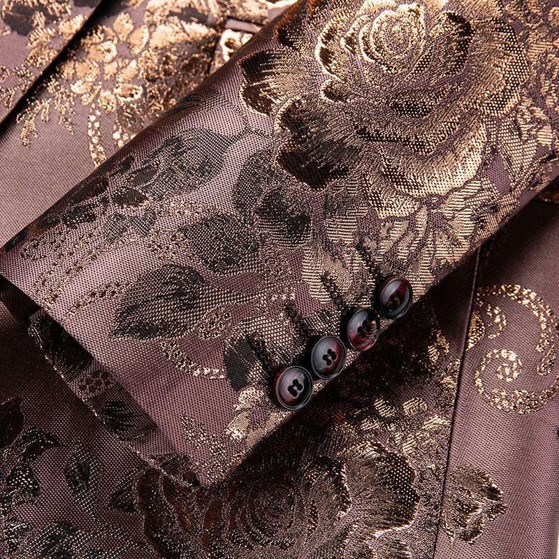 Floral Print Suit Jacket
