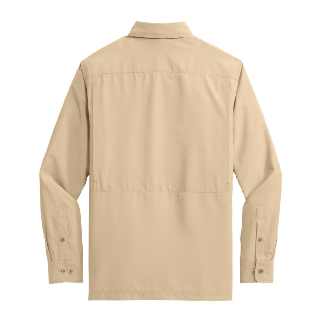 LONG SLEEVE SHIRT, AG LOGO, oat