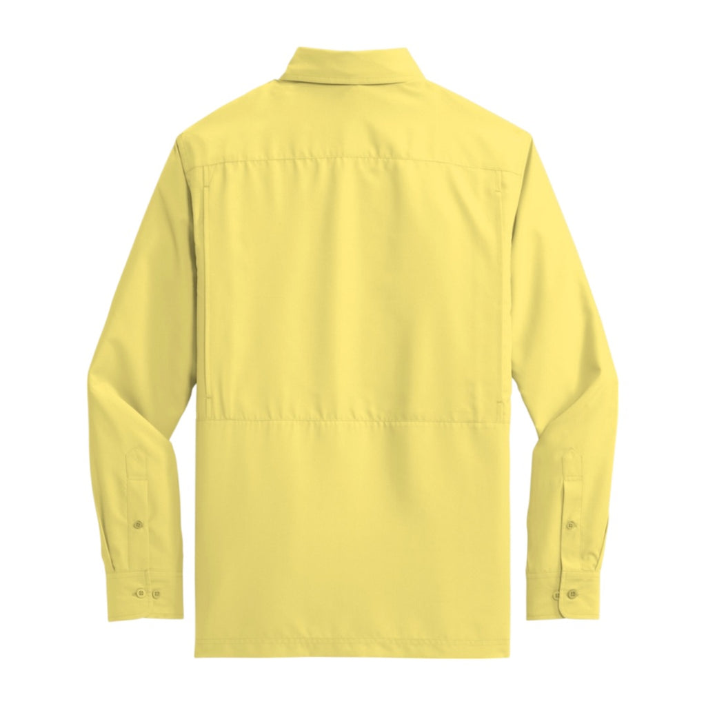 LONG SLEEVE SHIRT, AG LOGO, yellow