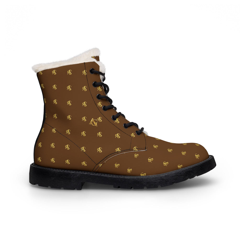AFRISY GEYAND, Icon Fur and Leather Boots, brown