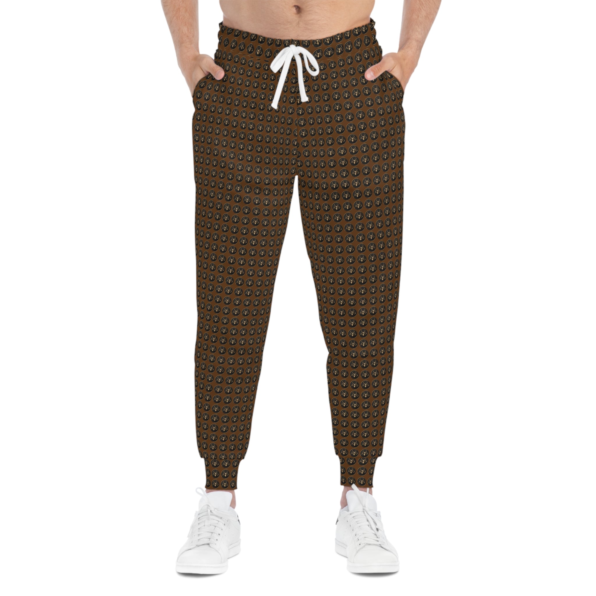 AFRISY GEYAND,  A and G Joggers, brown
