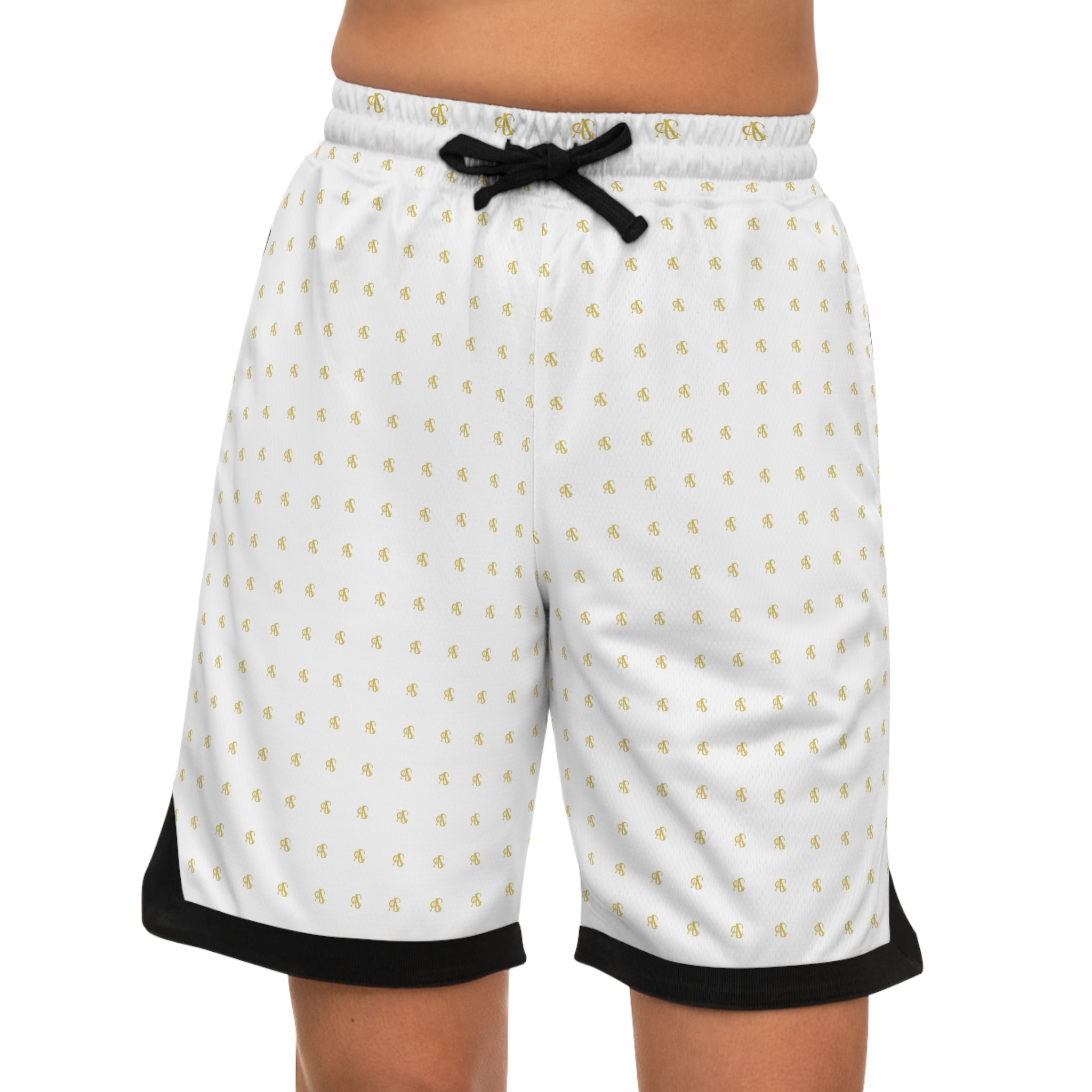 AFRISY GEYAND, Rib Shorts, white
