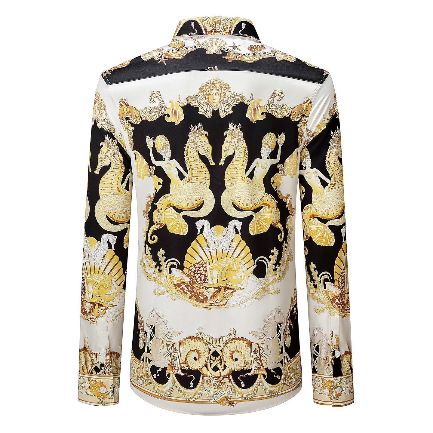 Slim Fit Printed Long Sleeve Shirt