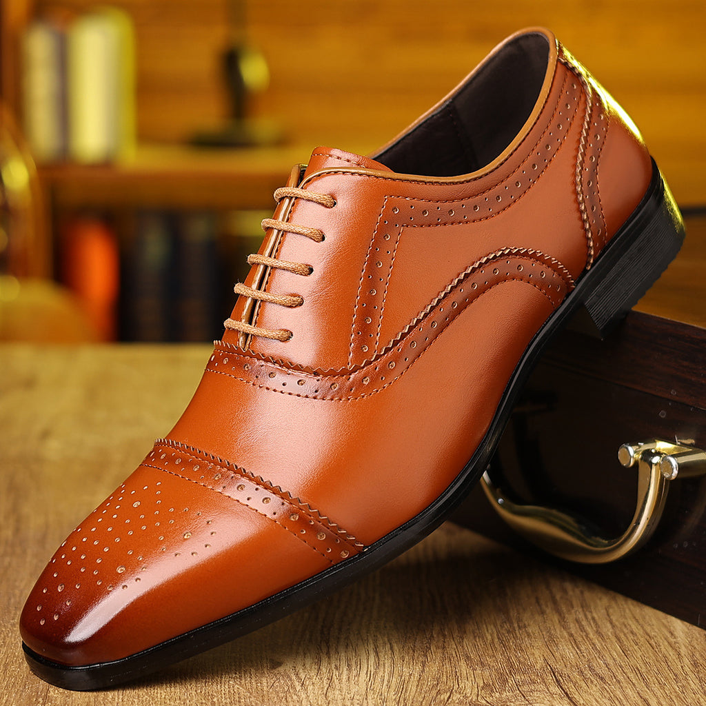 Classic Brogue Leather Shoes
