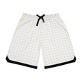 AFRISY GEYAND, Rib Shorts, white