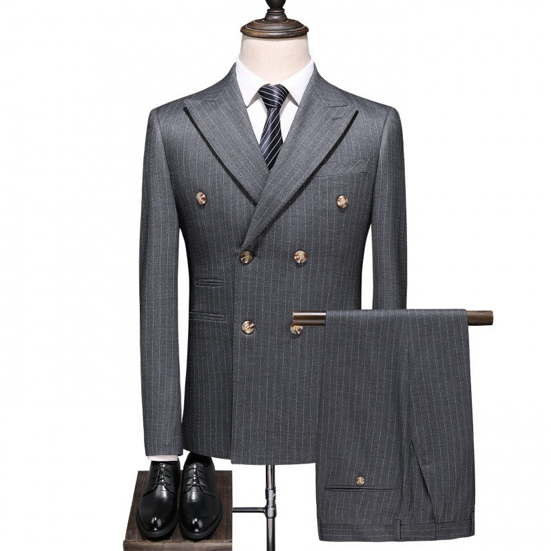 Classic Plaid Pattern Suit