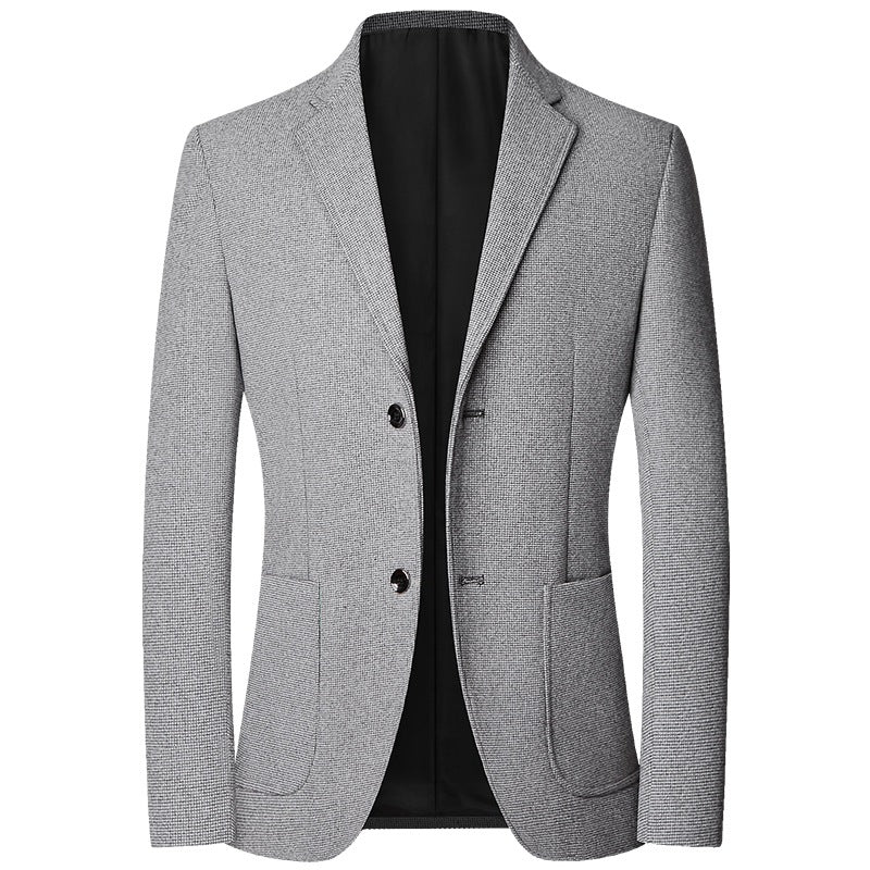 Plaid Pattern Suit Jacket