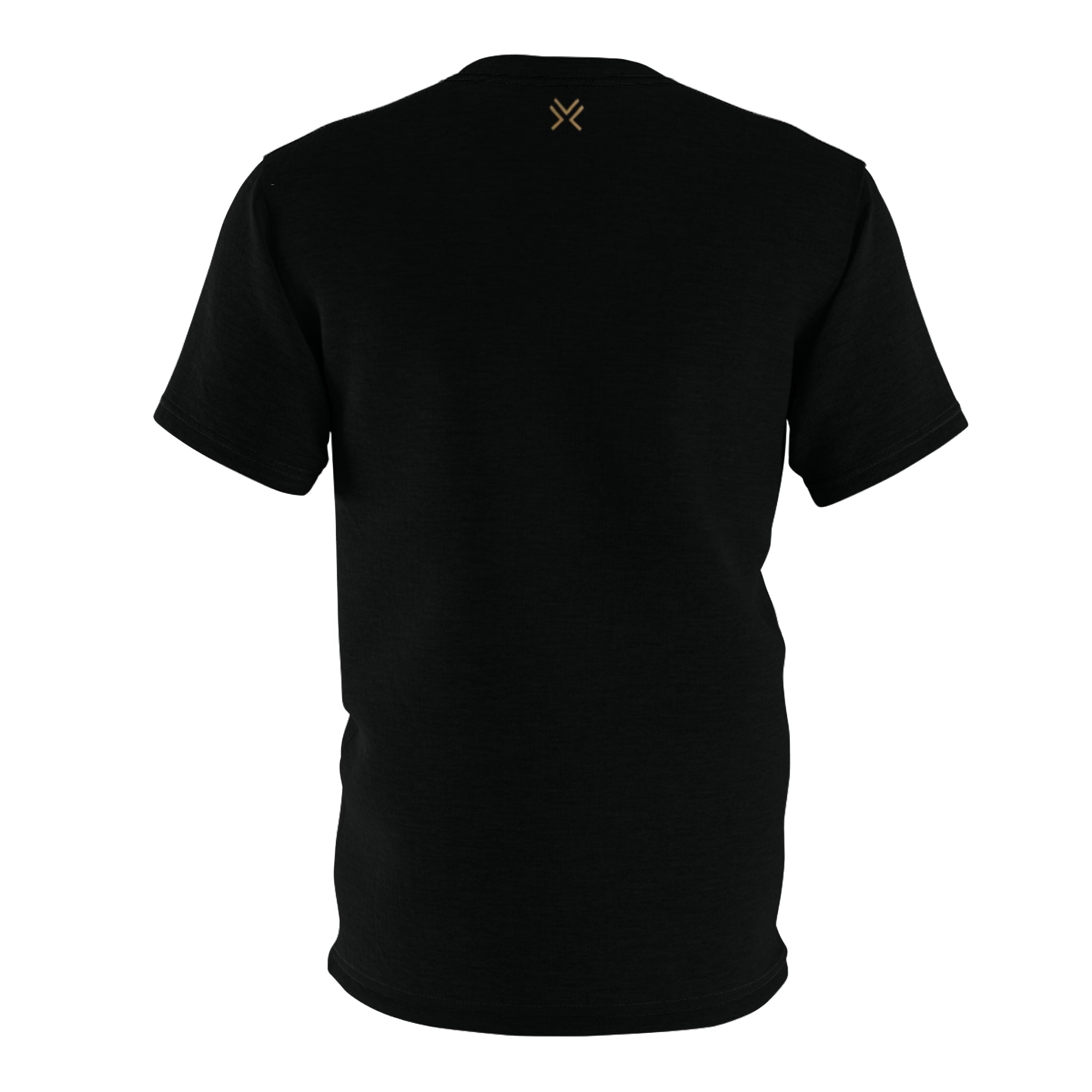 ROUND NECK T-SHIRT, GOLDEN FORTUNE DEER, black