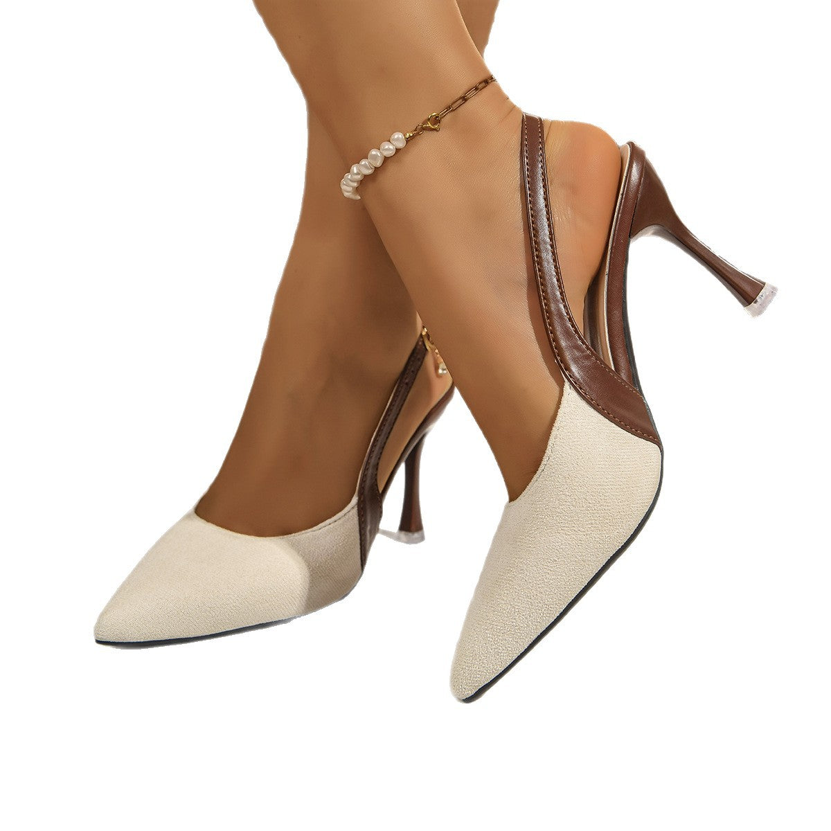 French pointed toe high heels