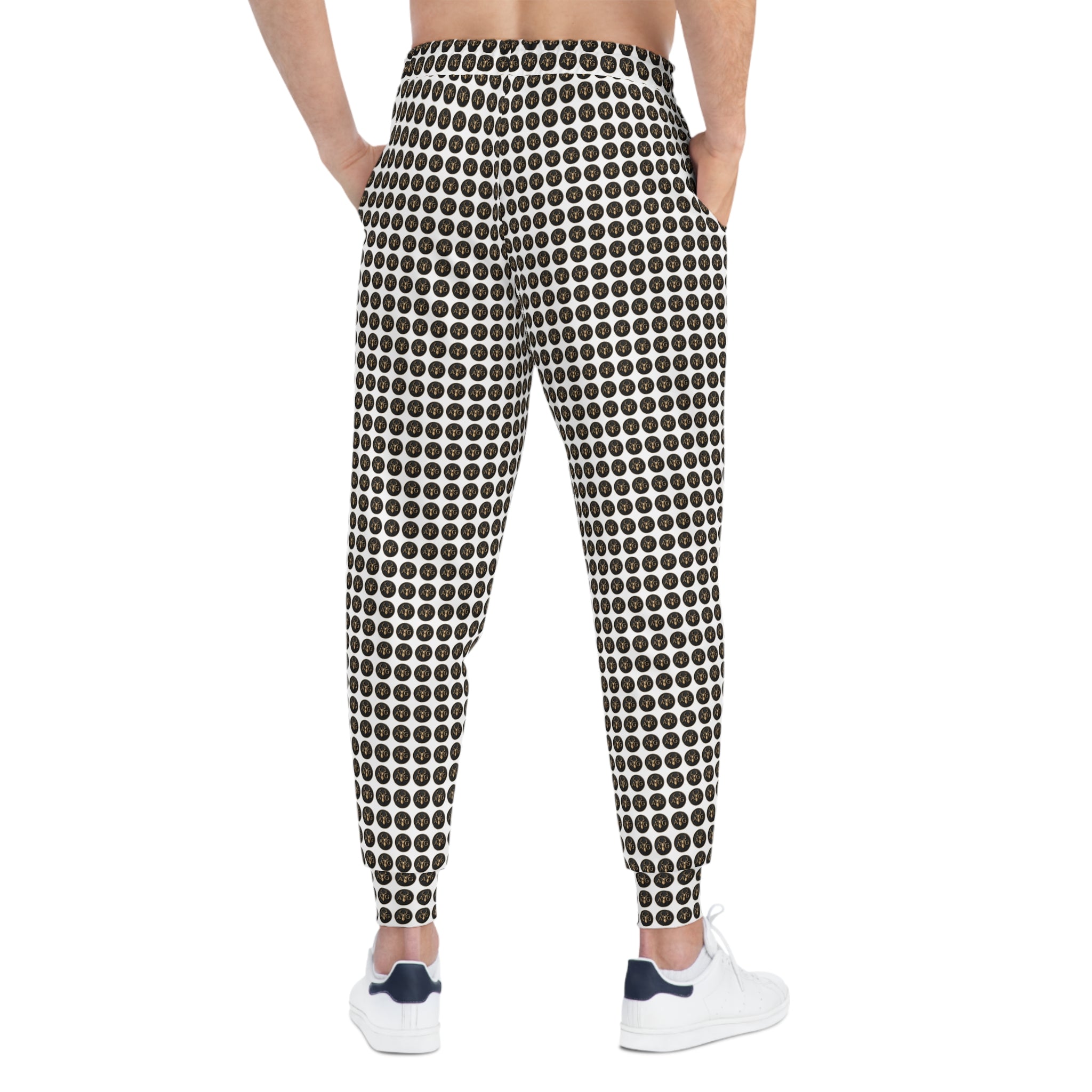 AFRISY GEYAND,  A and G Joggers, white