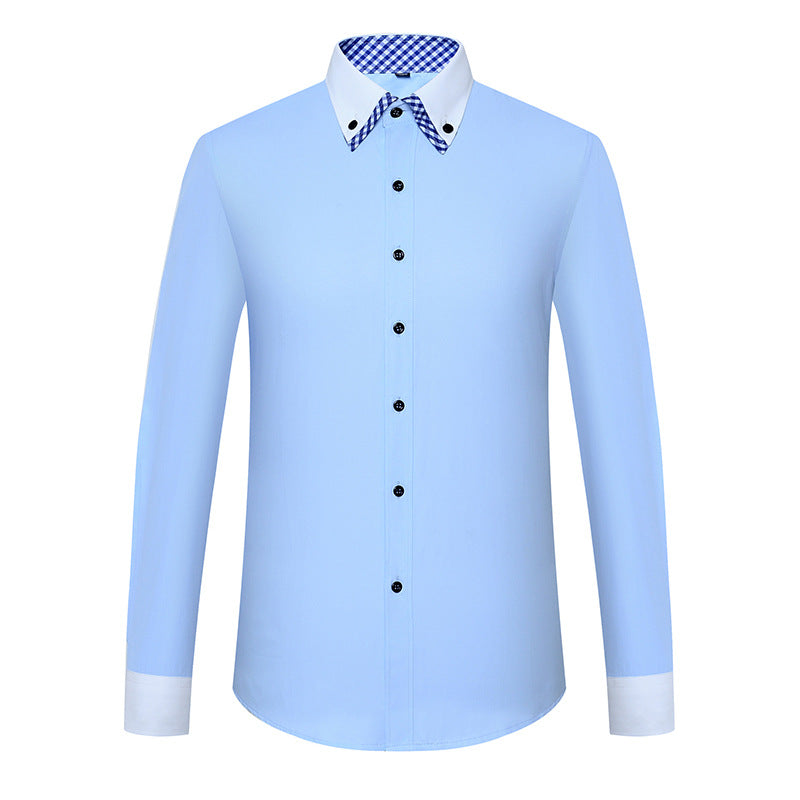 Double Collar Long Sleeve Shirt