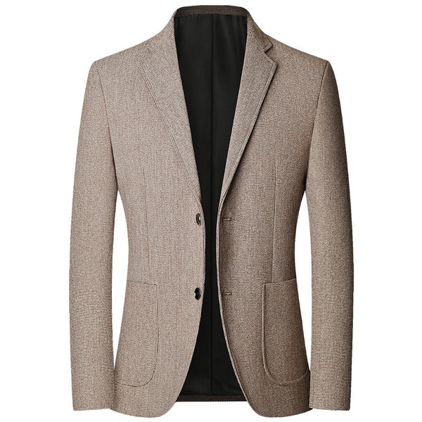 Plaid Pattern Suit Jacket