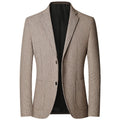 Plaid Pattern Suit Jacket