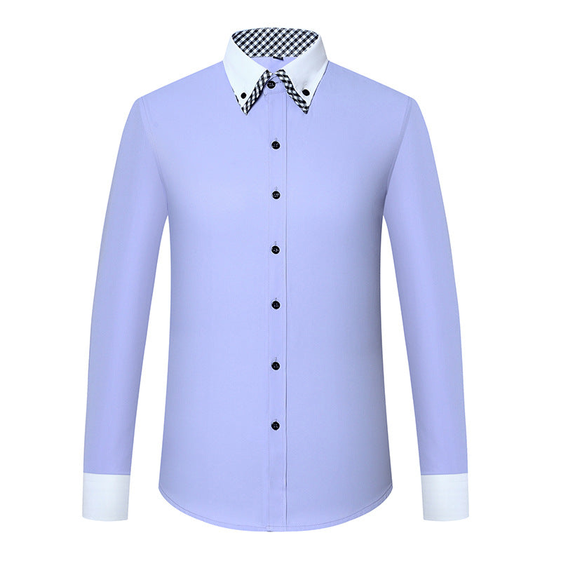 Double Collar Long Sleeve Shirt