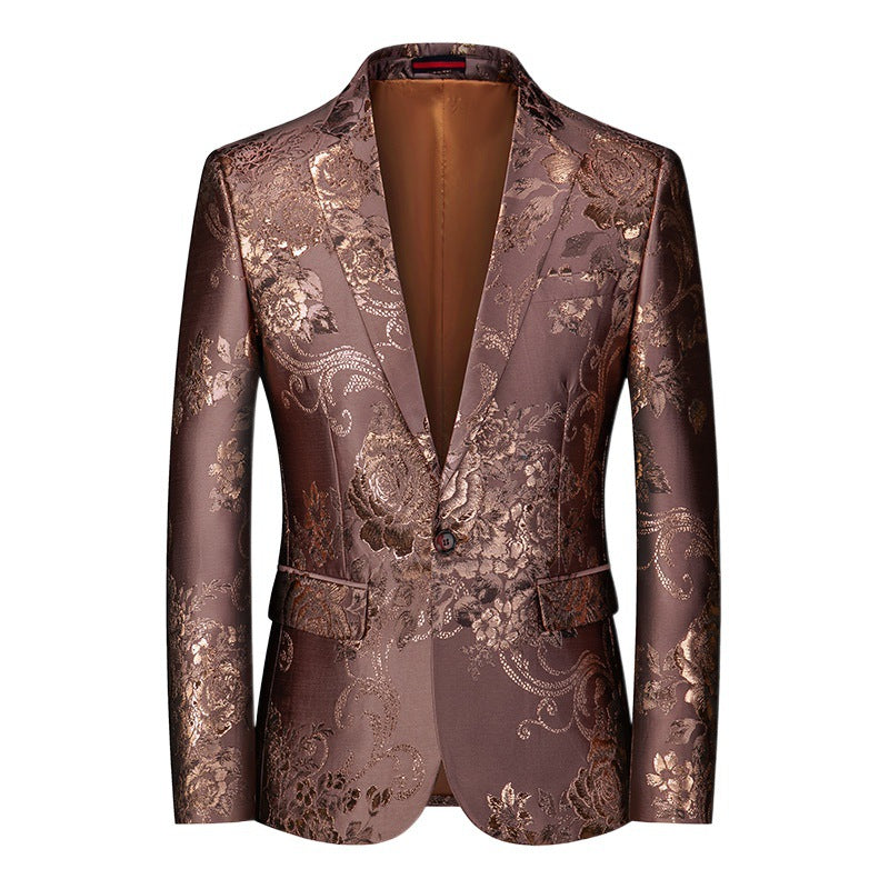 Floral Print Suit Jacket