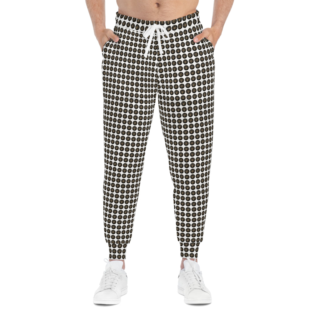AFRISY GEYAND,  A and G Joggers, white