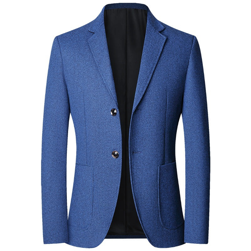 Plaid Pattern Suit Jacket