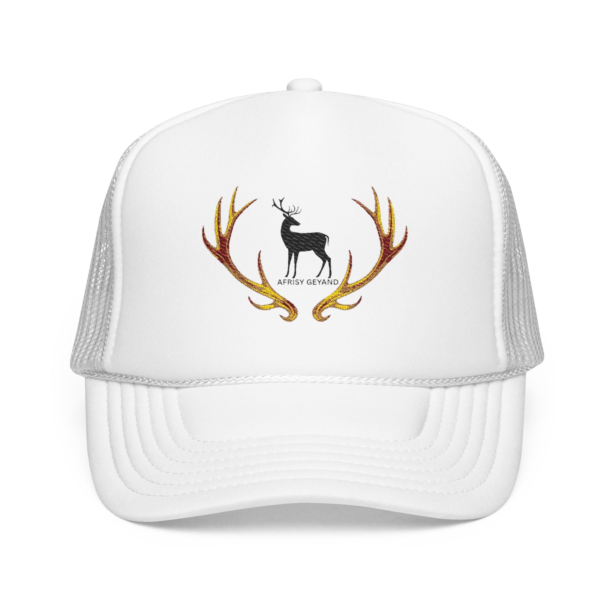 AFRISY GEYAND, antler trucker hat