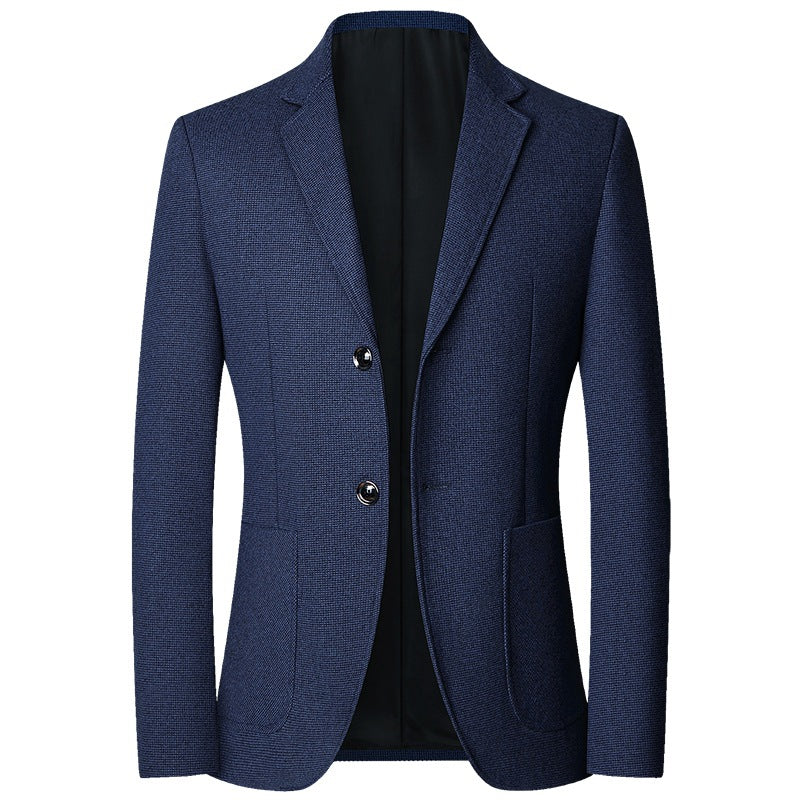 Plaid Pattern Suit Jacket