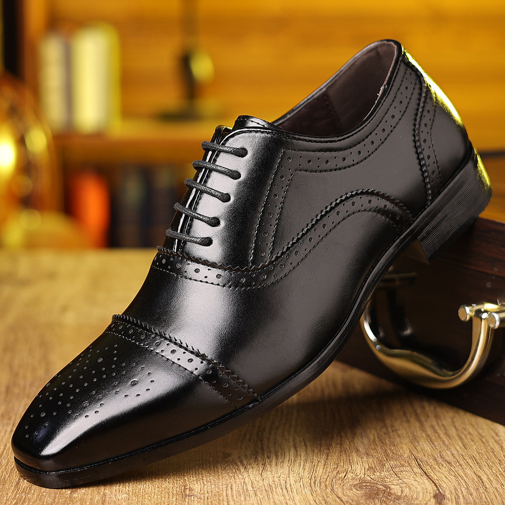 Classic Brogue Leather Shoes