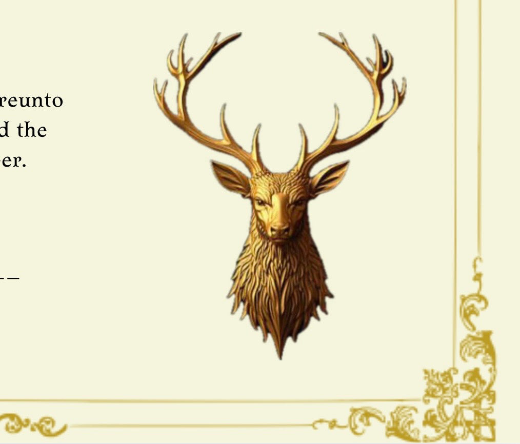 Golden Deer Royalty Certificate.