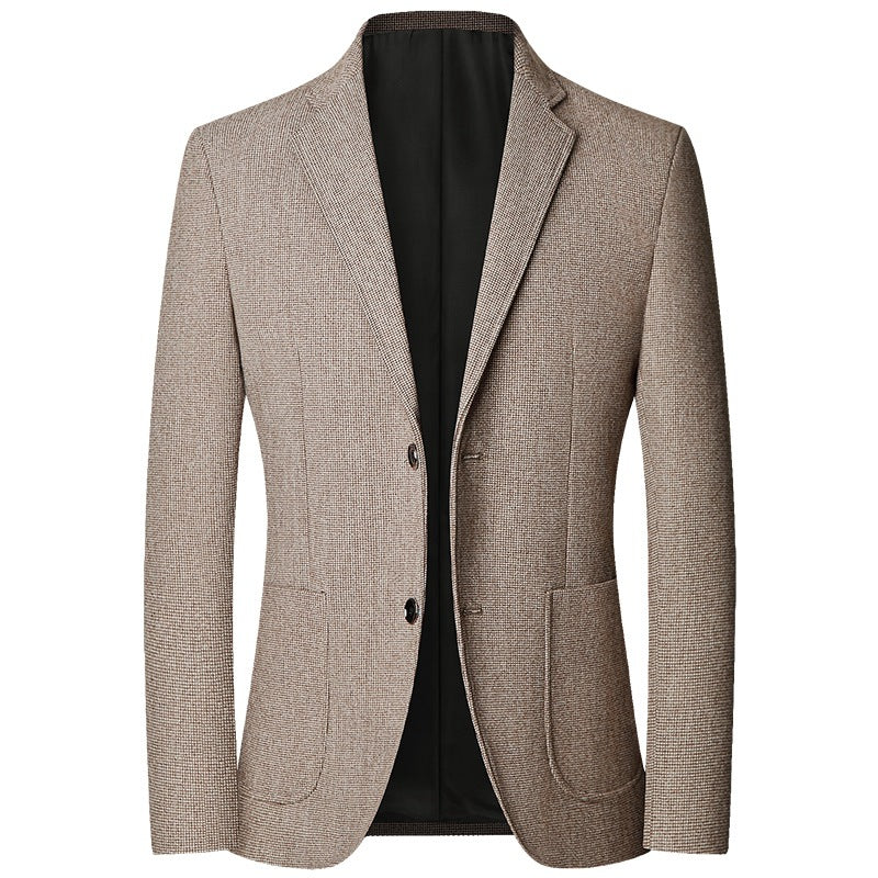 Plaid Pattern Suit Jacket