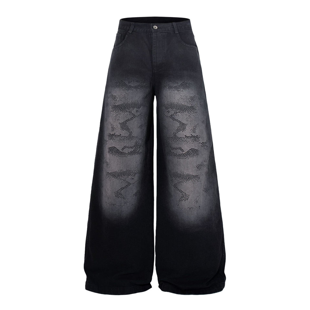 Retro Street Style Denim Jeans