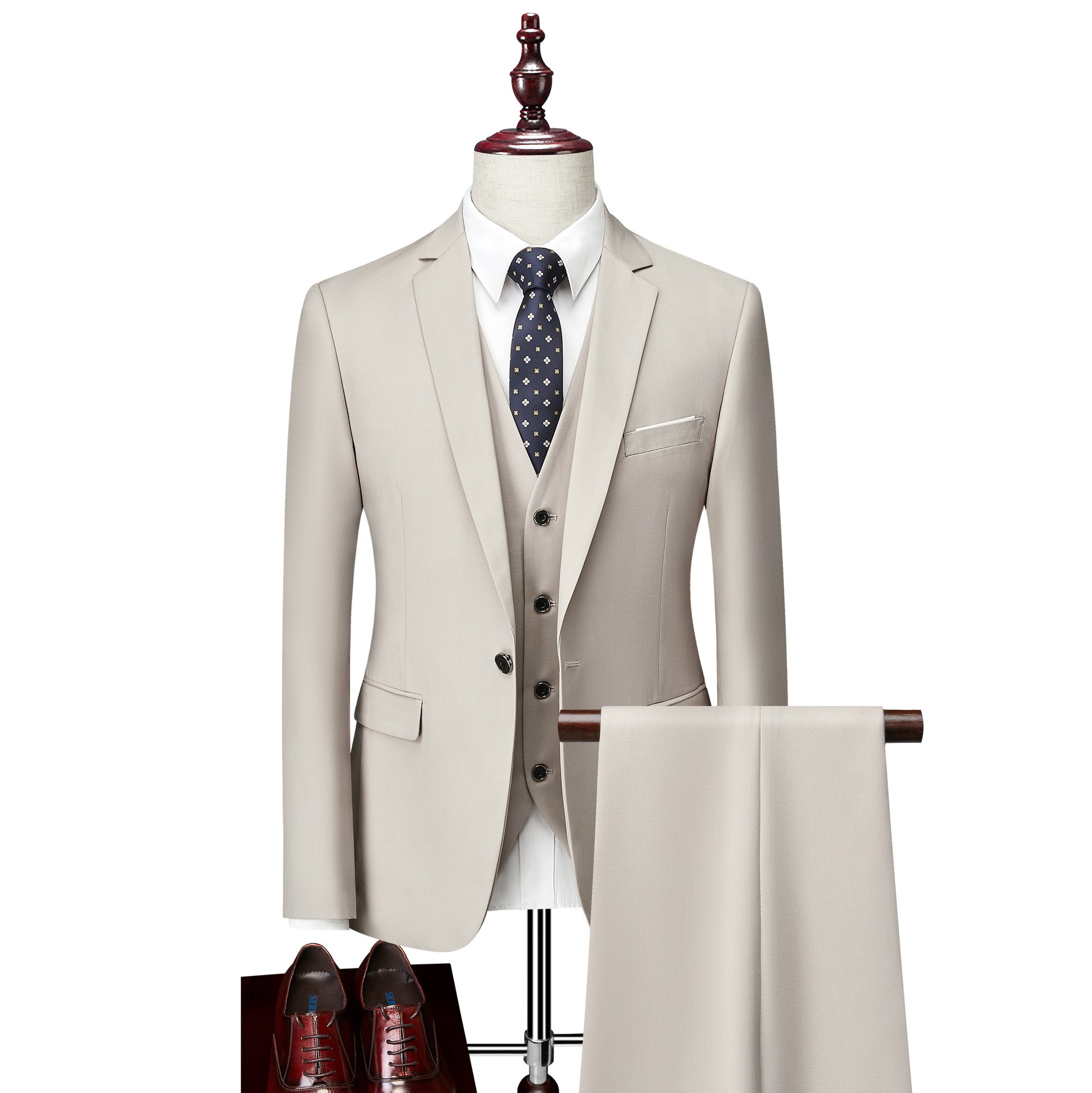 Single-Breasted Casual Suit