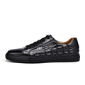 Genuine Leather Crocodile Pattern Casual Shoes