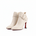 High Heels Thick Heel Pointed Platform Short Boots