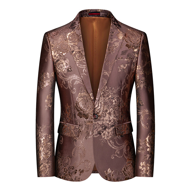 Floral Print Suit Jacket