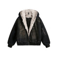 Vintage distressed denim jacket