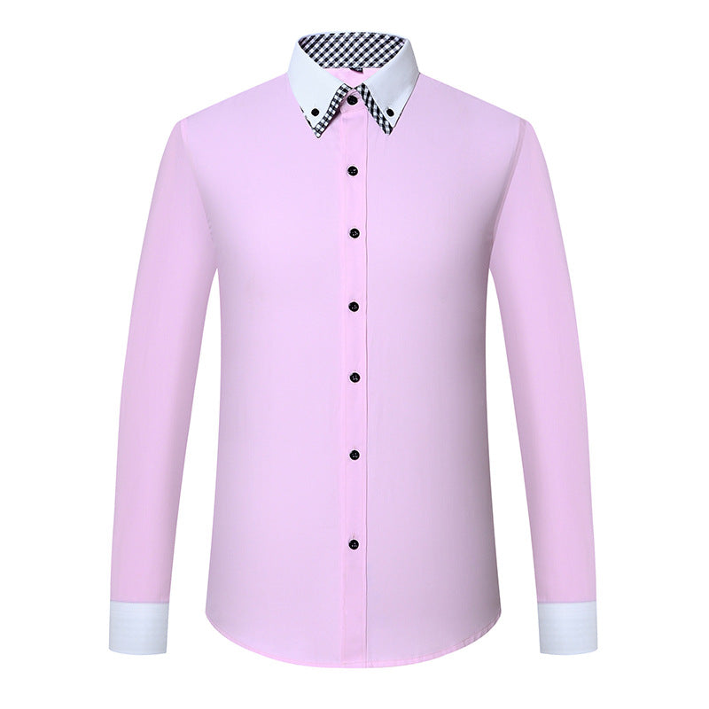 Double Collar Long Sleeve Shirt