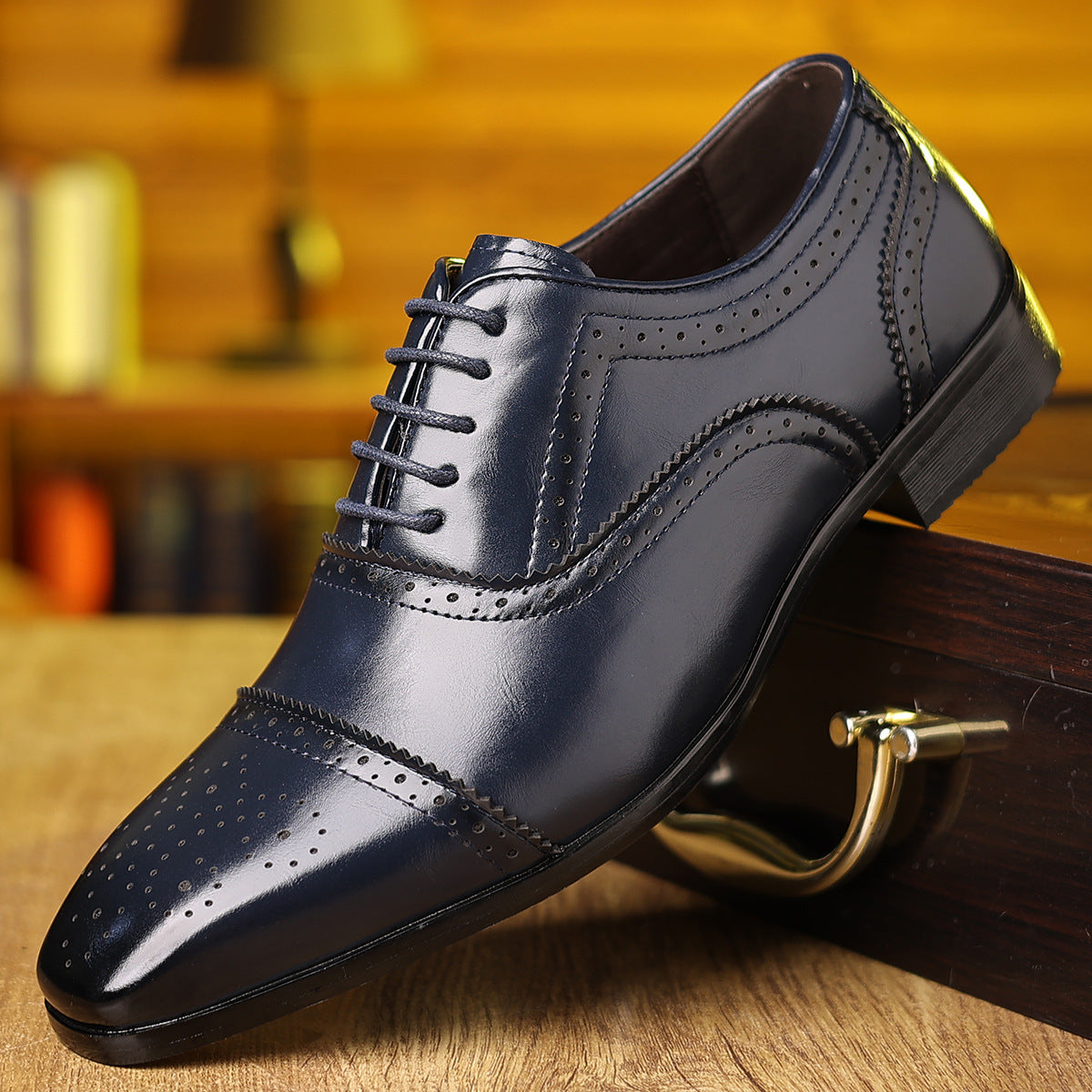 Classic Brogue Leather Shoes